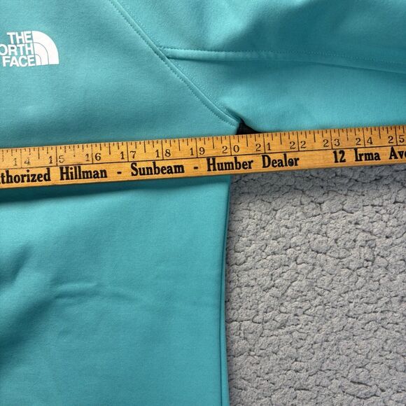 The North Face Women's L Hoodie Run Chicago Aqua Blue Pullover Oct 8 2011 NWT - Picture 6 of 15